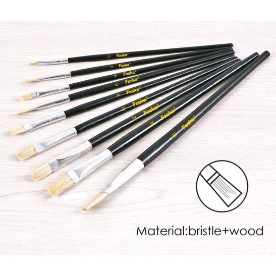 Brushes - Flat Paint Brushes - 10