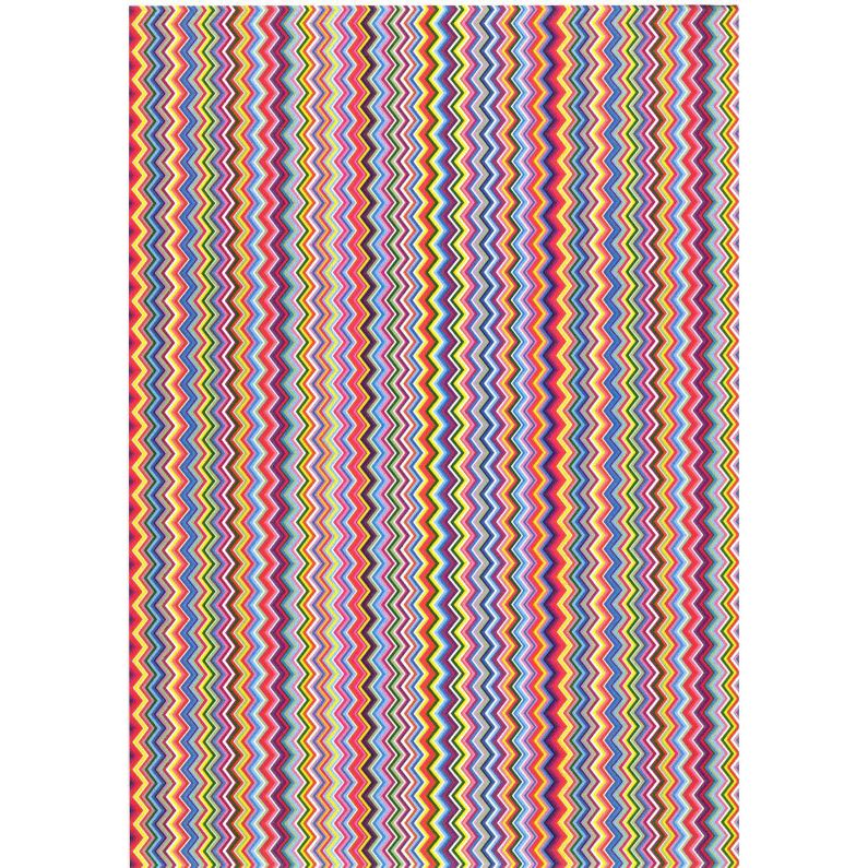 Cardboard Paper - A4 Patterned Card Stock - Zig Zag
