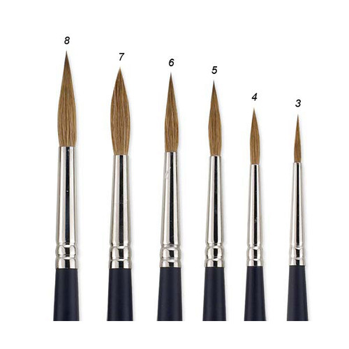 Brushes - Round Paint Brushes - 12
