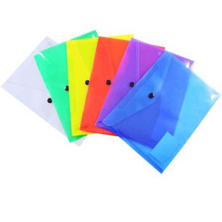 Folders - Transparent A6 Button Folder - (Merit)