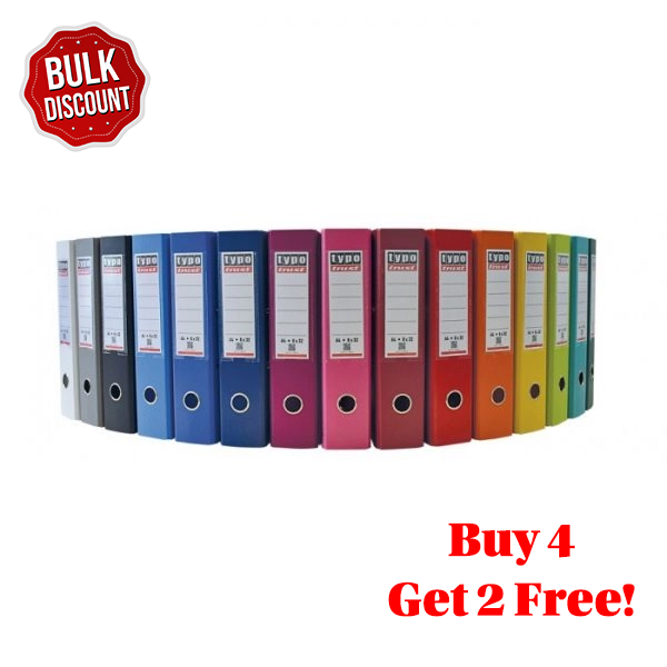 BULK DISCOUNT: 6 Lever Arch Files 80mm - (Falken/Typo Trust/Eskriva)