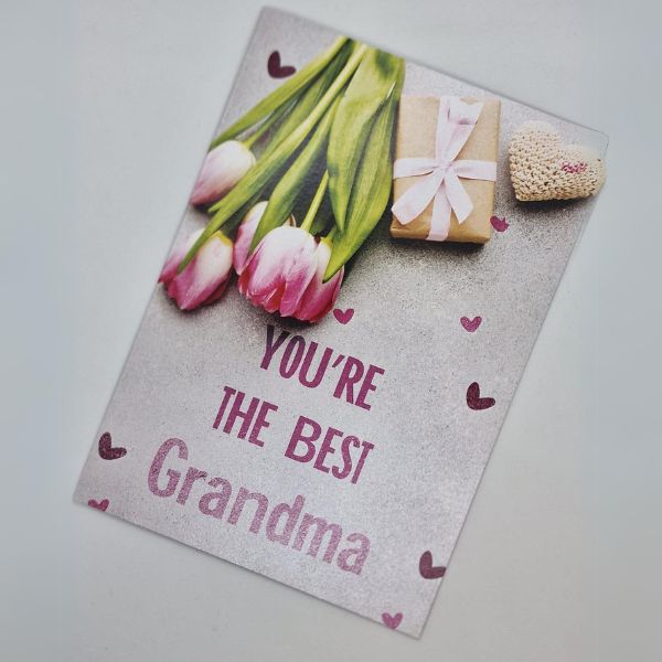 Cards - You're the Best Grandma/Inti l-Aqwa Omm (Tulips) - You're the Best Grandma