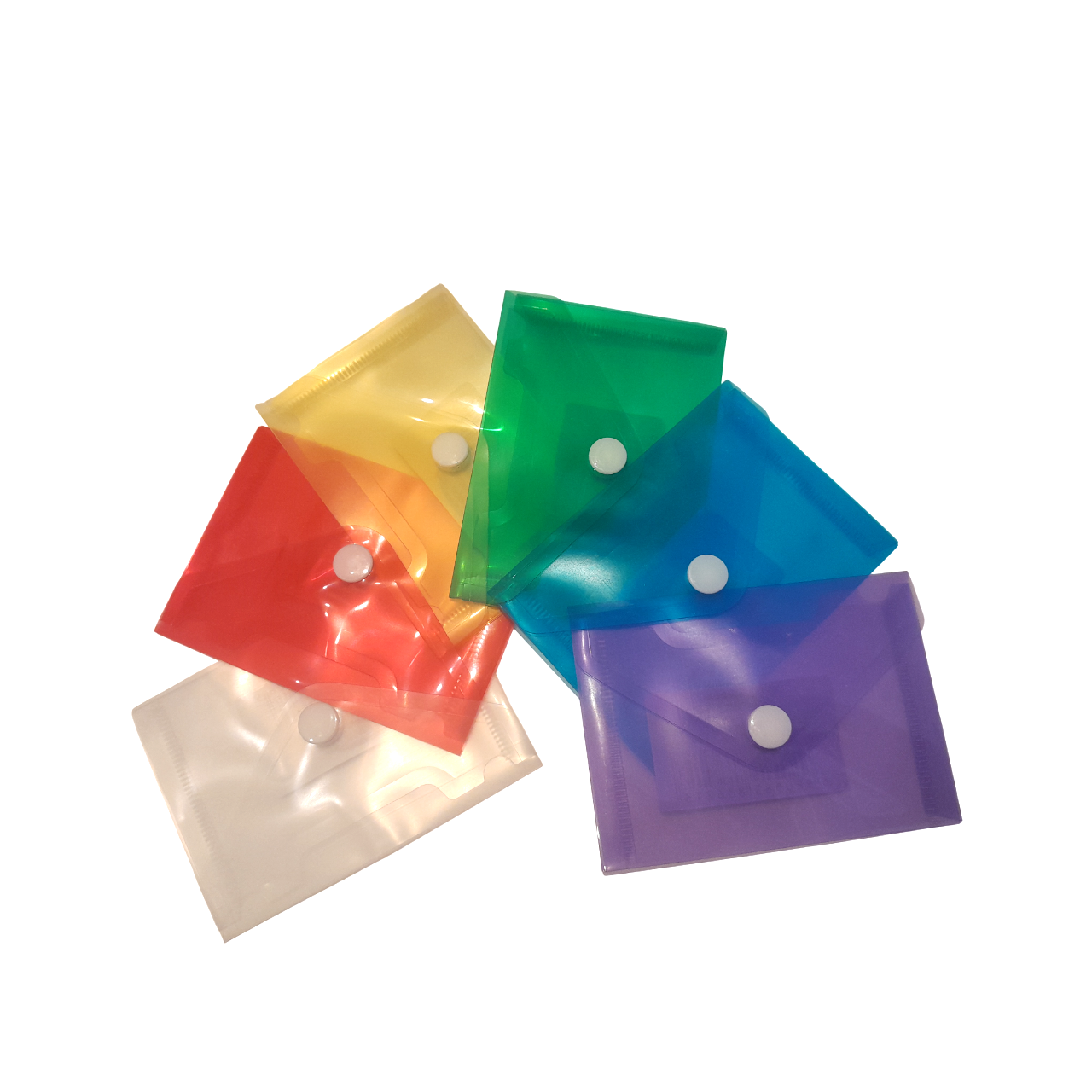 Folders - Transparent ID Card Size Button Folder - (Merit)