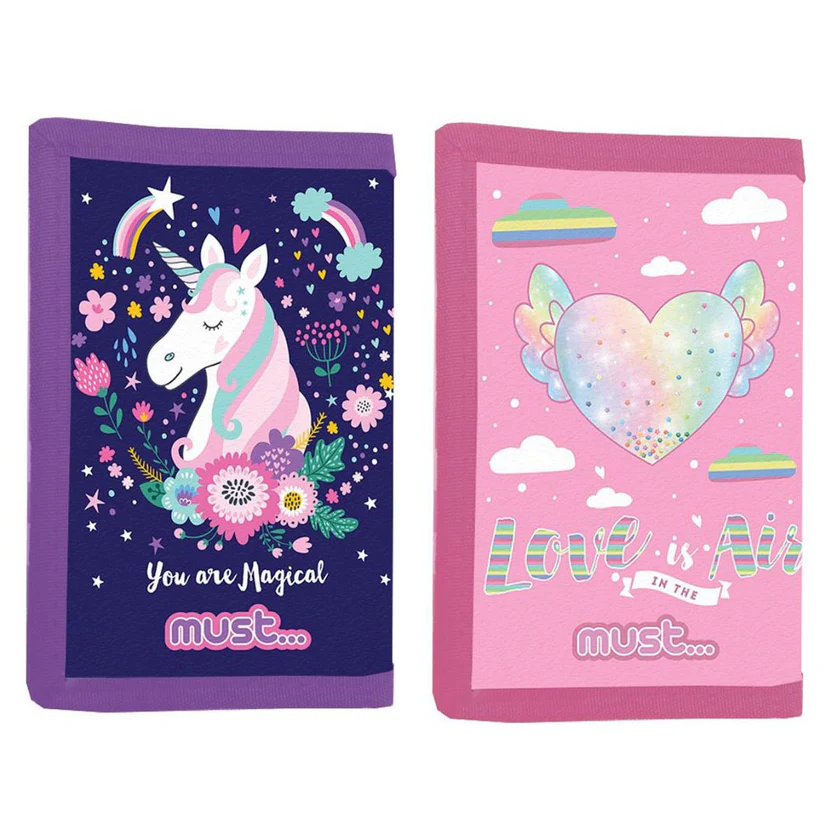 Wallet - Unicorn/Hearts Wallet - (Must) - Hearts