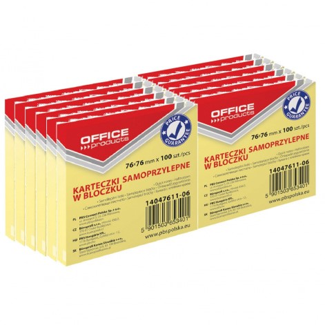 BULK DISCOUNT: Pack of 12 Pastel Sticky Note Blocks - (Office)