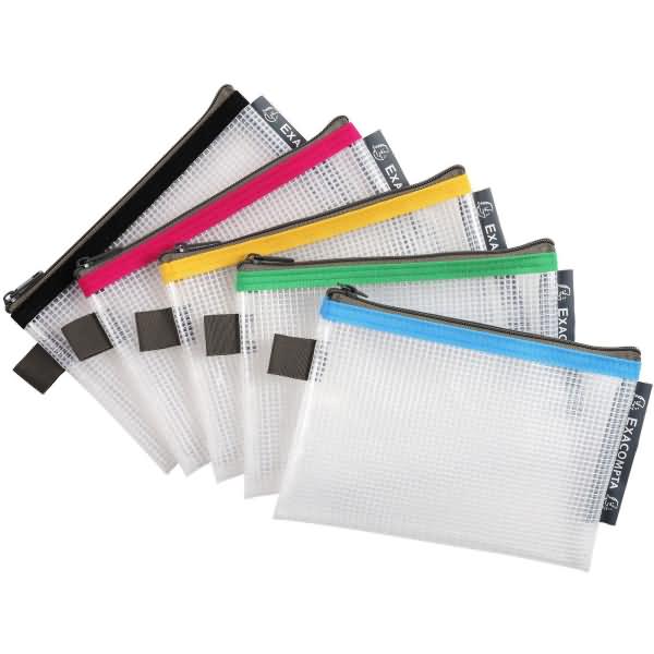 BULK DISCOUNT: Pack of 5 A6 Zip Folders (Exacompta)