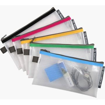 BULK DISCOUNT: Pack of 5 23 x 13cm Zip Folders (Exacompta)