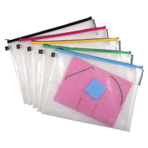 BULK DISCOUNT: Pack of 5 A3 Zip Folders (Exacompta)