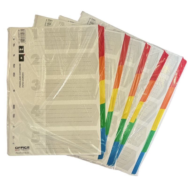 BULK DISCOUNT: Box with 40 Packets of 5 Carton Dividers (Office)