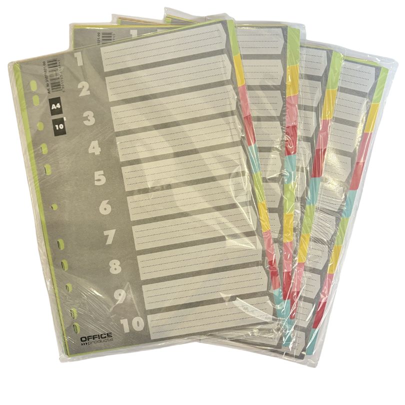 BULK DISCOUNT: Box with 25 Packets of 10 Carton Dividers (Office)