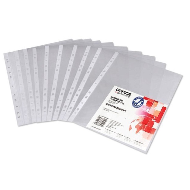 BULK DISCOUNT: Box of 10 Packets with 100 A4 Punched Pockets (Office)