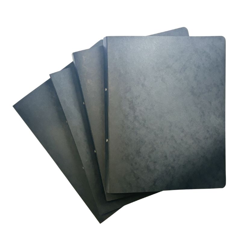 BULK DISCOUNT: Box of 10 Black 2-Ring Carton Files 20mm (Exacompta)