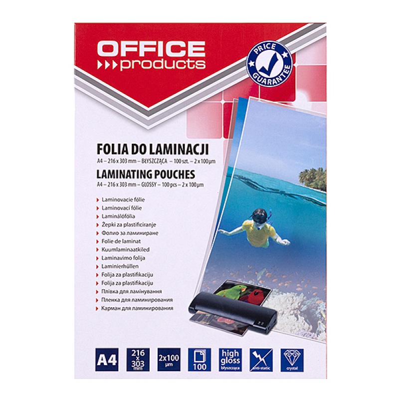 BULK DISCOUNT: 5 Boxes of 100 Lamination Pouches A4 - (Office)