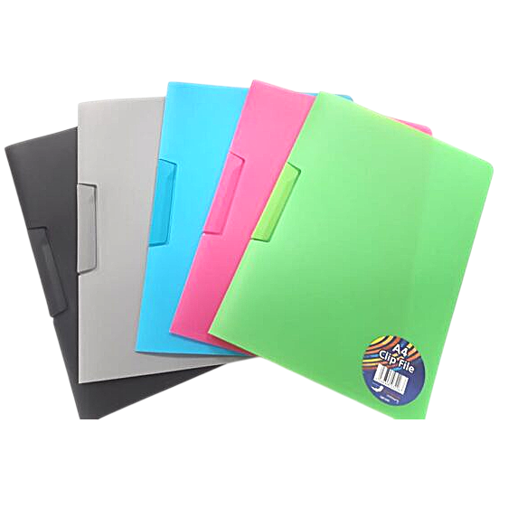 Files - A4 Clip File - (Merit) - Grey