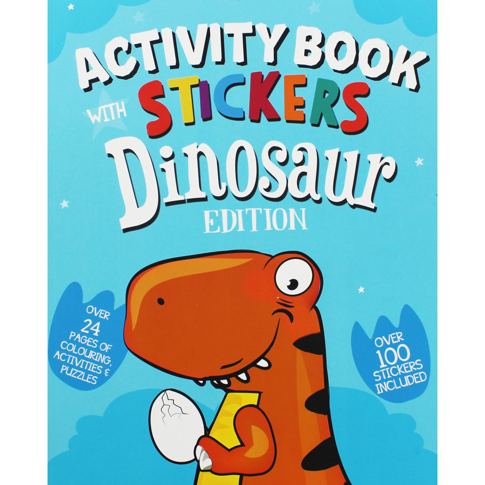 Activity Books - Activity Books With Stickers - (Eurowrap) - Dinosaur