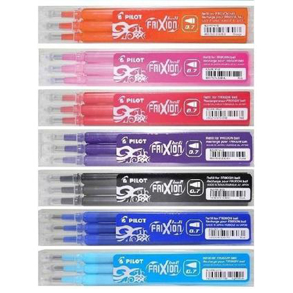 Pens - 0.7mm Frixion Erasable Pen Refill - (Pilot)