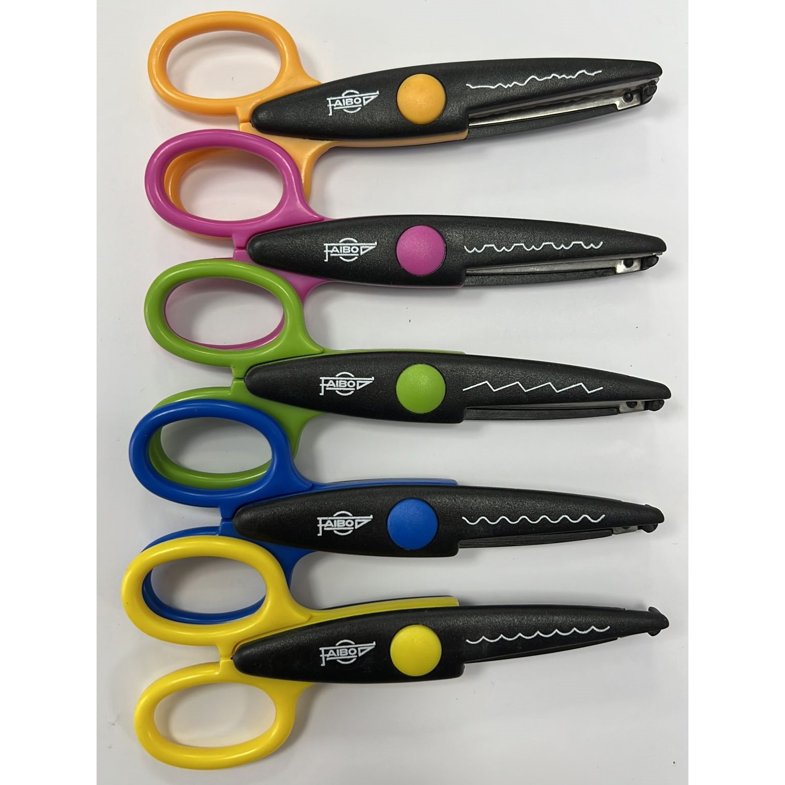 Scissors - Craft Scissors Wave edge - (Faibo) - Pink