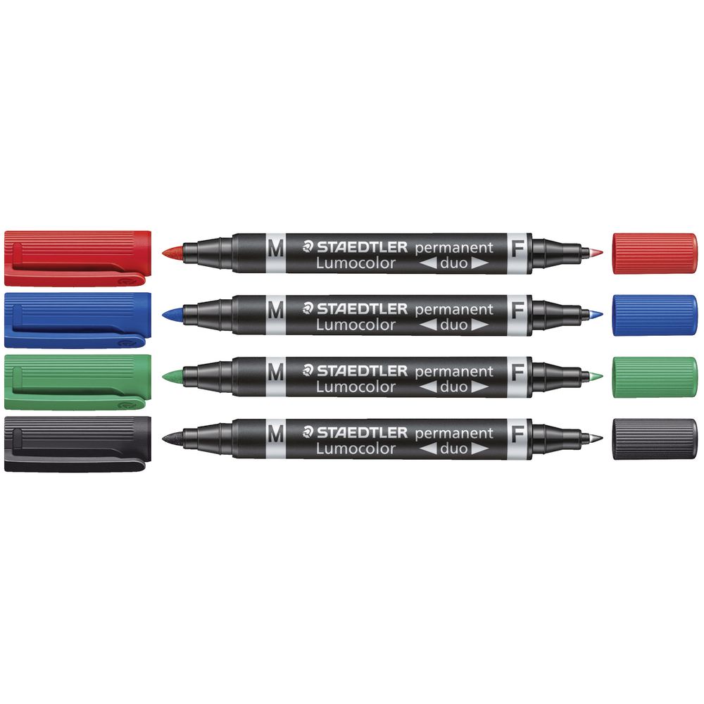 Markers - Duo Permanent Marker - (Staedtler)