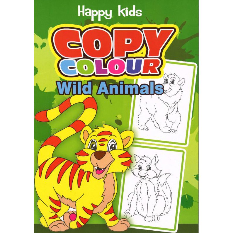 Colouring Books - Copy Colouring Book - (Richard) - Wild Animals