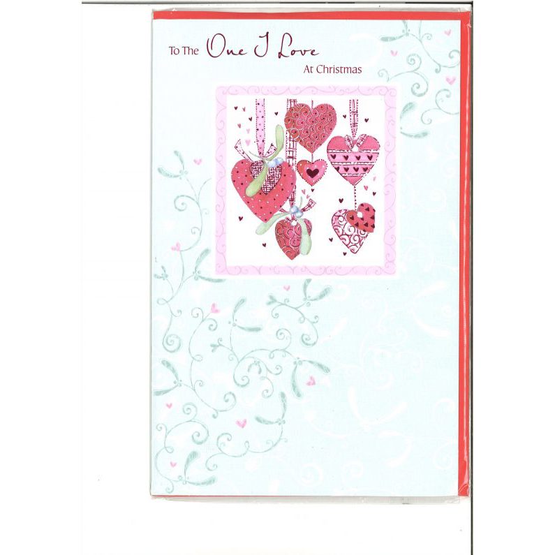 Christmas Cards - 25*15cm - To The One I Love At Christmas