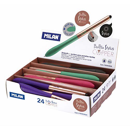 Pens - Copper Ballpen + Touch Screen Stylus - (Milan) - Purple