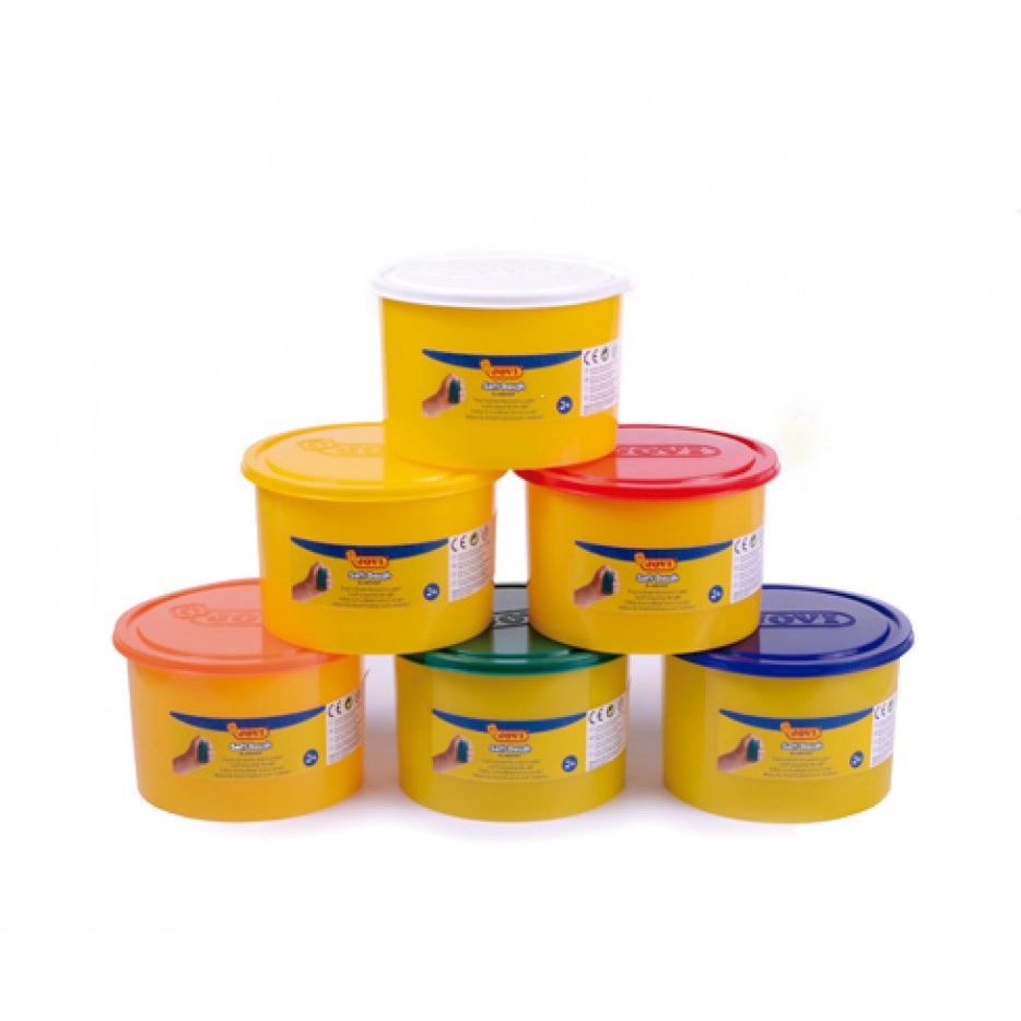 Play Dough - Large Soft Dough Pots 500g - (JOVI)