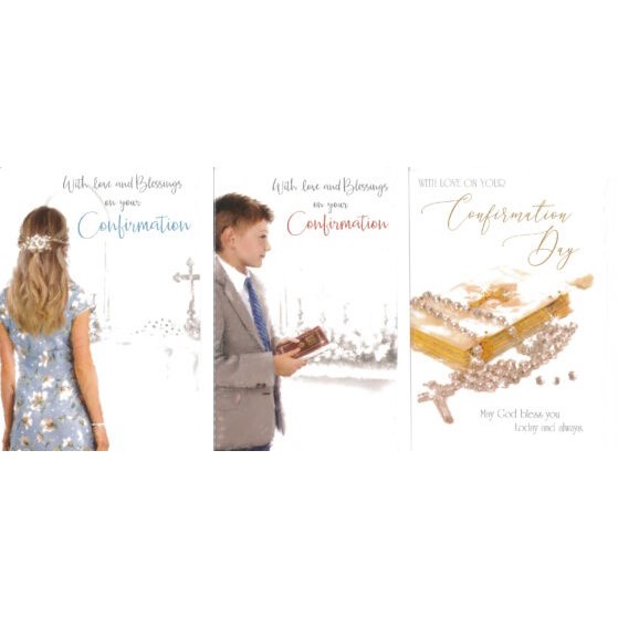 Cards - Holy Communion & Confirmation Cards - (Out of The Blue) - On Your First Holy Communion- Boy