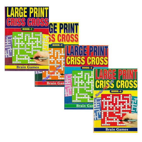 Activity Books - Criss Cross - Criss Cross Books 1 to 4 - (Brain Games) - Book 1