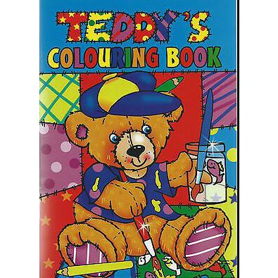 Colouring Books - Teddy's Colouring Book - Blue