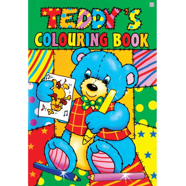 Colouring Books - Teddy's Colouring Book - Green