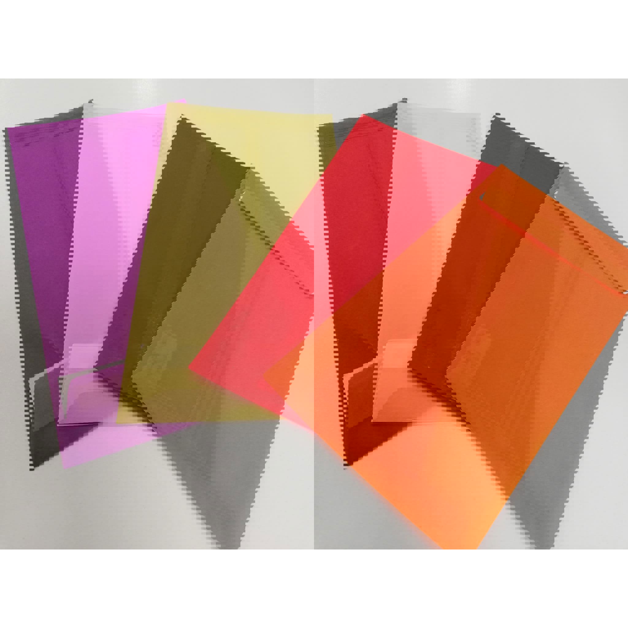 Coloured Envelopes - DL or square size Translucent Envelope - DL: Red
