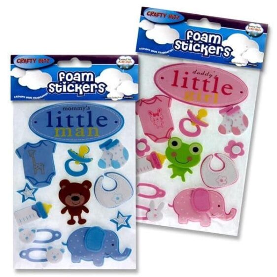 Stickers - Foam Stickers Baby - (Crafty Bitz) - Mommy's Little Man