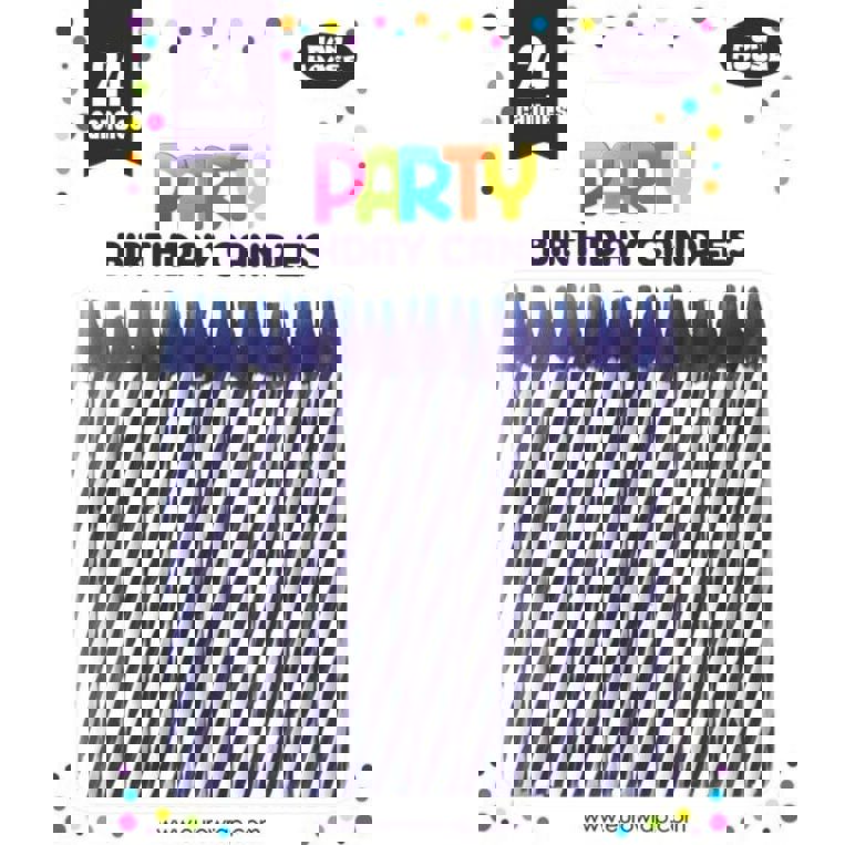Birthday Party Candles Set of 24 - (Fun House)