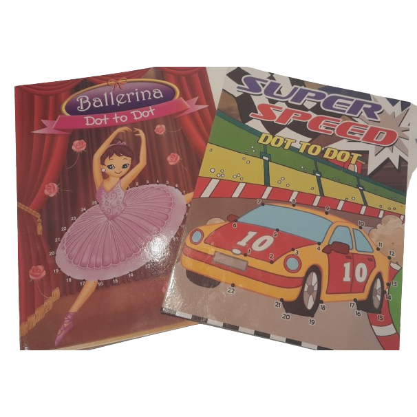 Activity Books - Kids Dot-to-Dot Activity Book (Richard) - Car