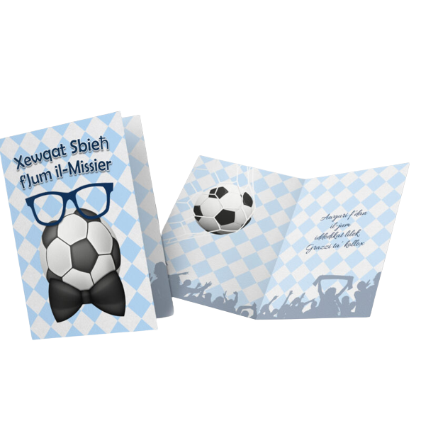 Father's Day - Football Greeting Cards - Xewqat Sbieħ f'Jum il-Missier