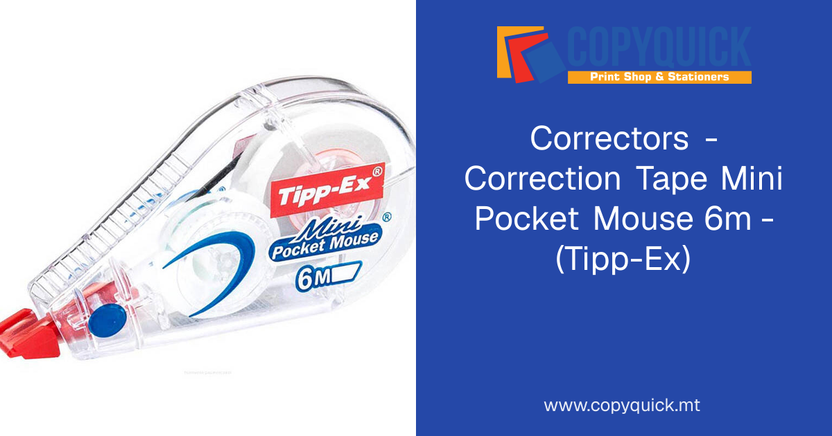 Correctors - Correction Tape Mini Pocket Mouse 6m - (Tipp-Ex) | CopyQuick