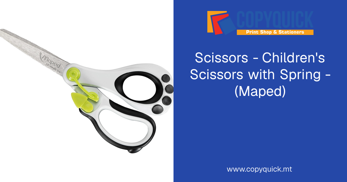 Scissors - Children's Scissors with Spring - (Maped) | CopyQuick