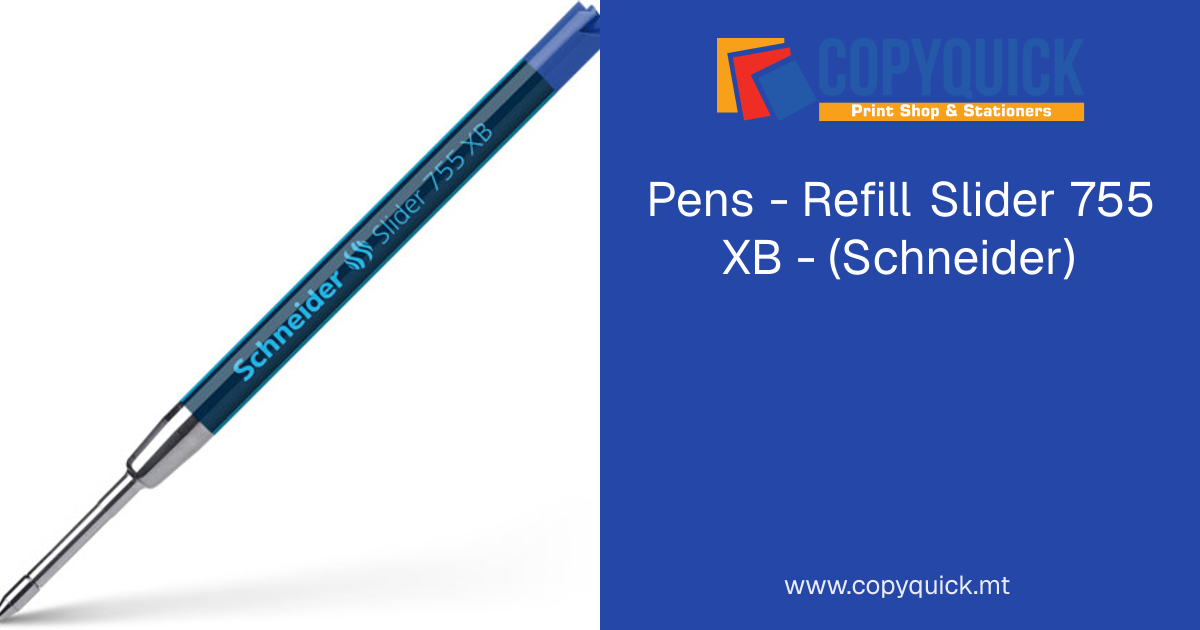 Pens - Refill Slider 755 XB - (Schneider) | CopyQuick