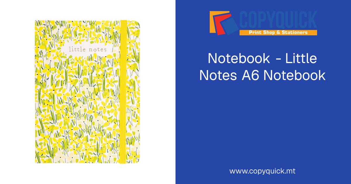 Notebook - Little Notes A6 Notebook | CopyQuick