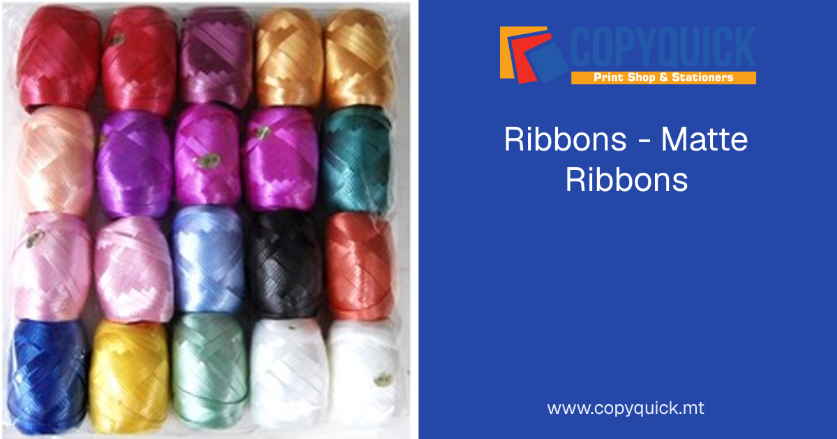 Ribbons - Matte Ribbons | CopyQuick