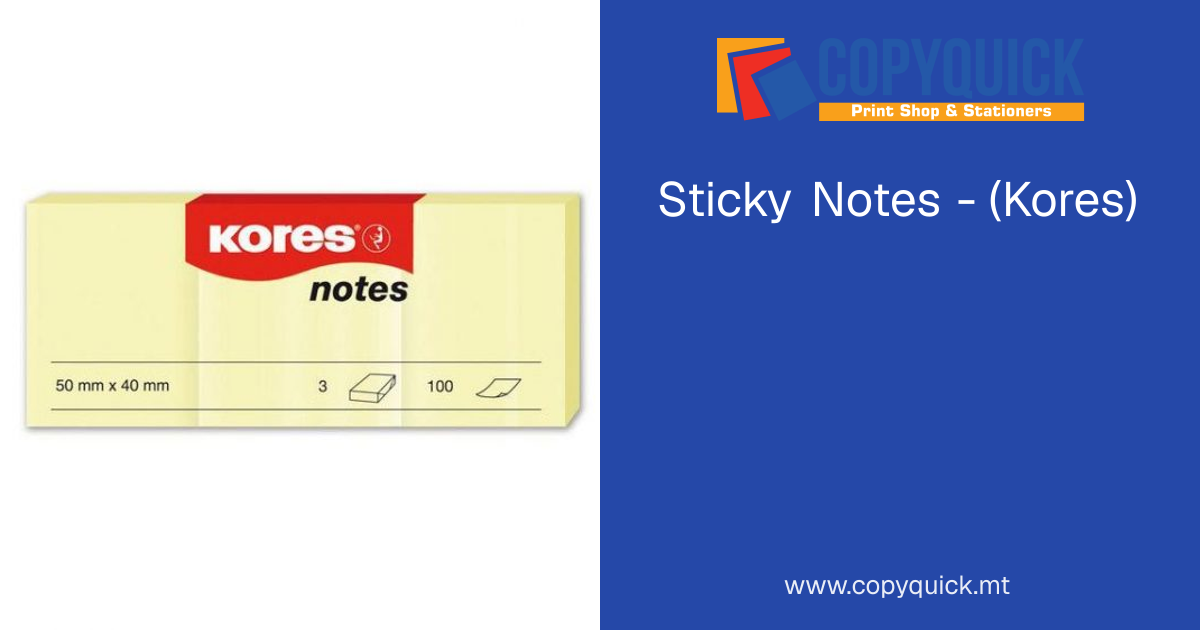 Sticky Notes - (Kores) | CopyQuick
