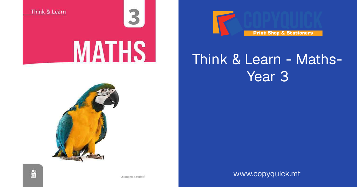 Think & Learn - Maths- Year 3 | CopyQuick