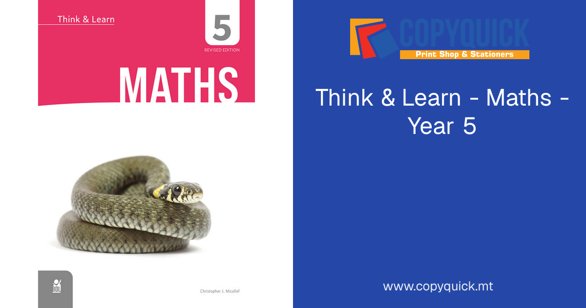Think & Learn - Maths - Year 5 | CopyQuick