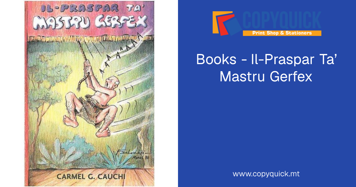 Books - Il-Praspar Ta’ Mastru Gerfex | CopyQuick