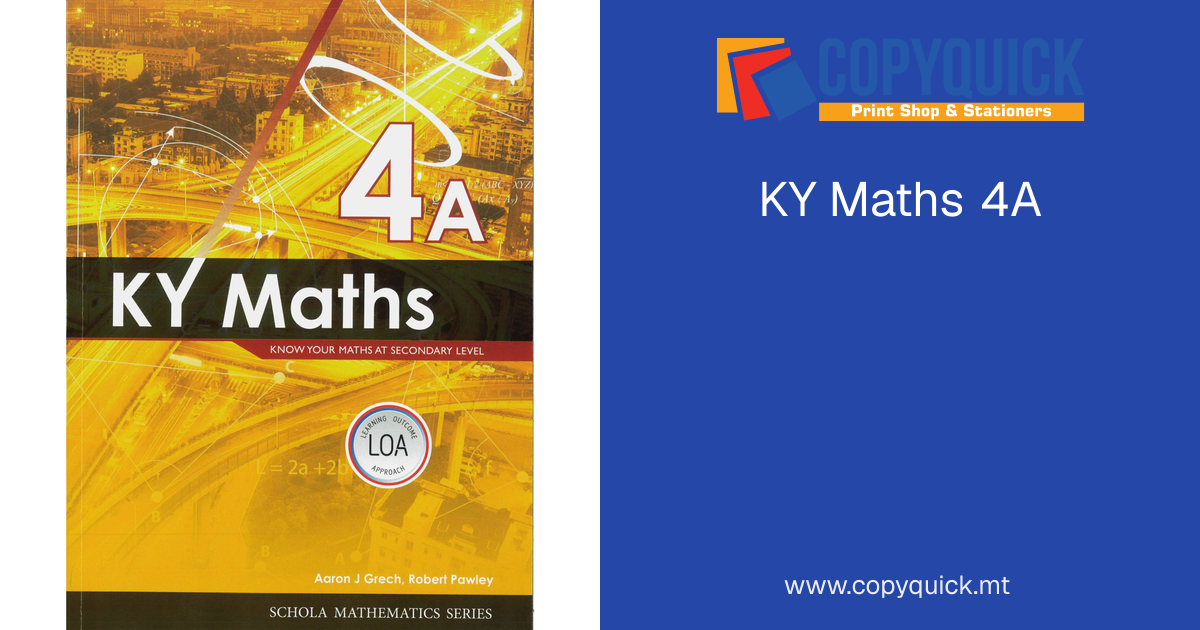 KY Maths 4A | CopyQuick