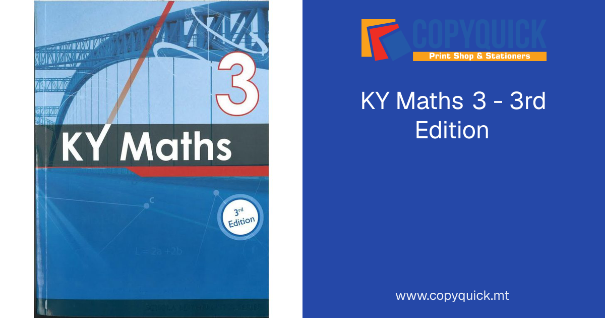 KY Maths 3 - 3rd Edition | CopyQuick