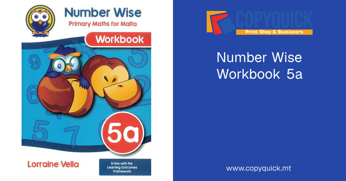 Number Wise Workbook 5a | CopyQuick