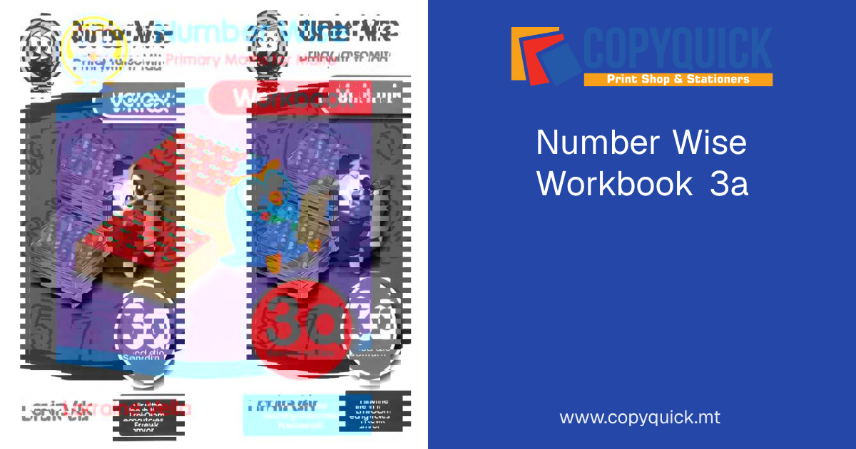 Number Wise Workbook 3a | CopyQuick