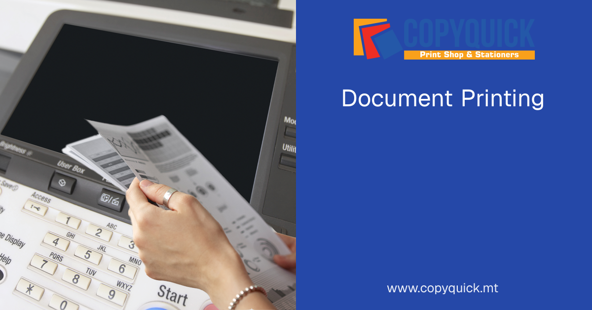 Document Printing | CopyQuick