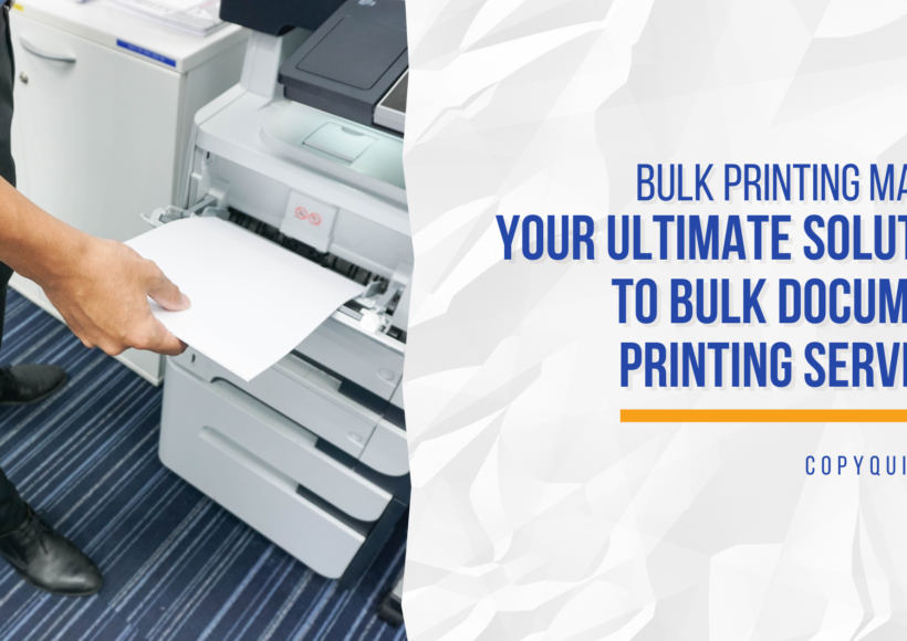 Bulk Printing Malta